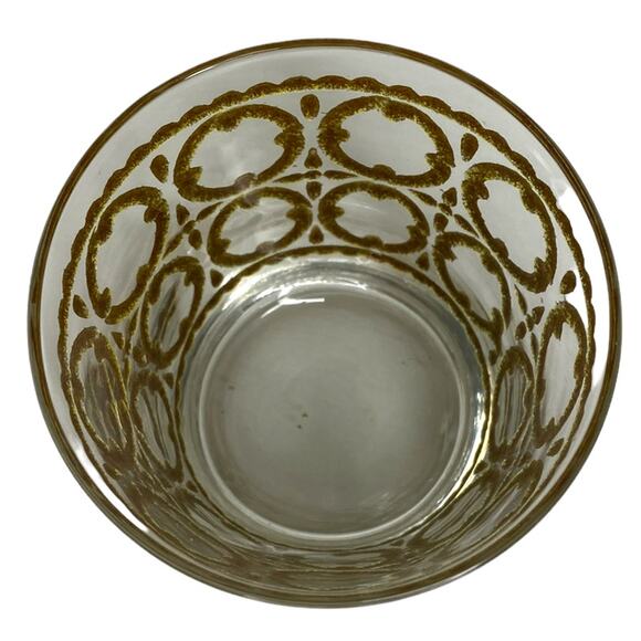 Vintage Libbey Short Glass Cups 8oz Set of 4 (One Cracked) - Picture 9 of 11